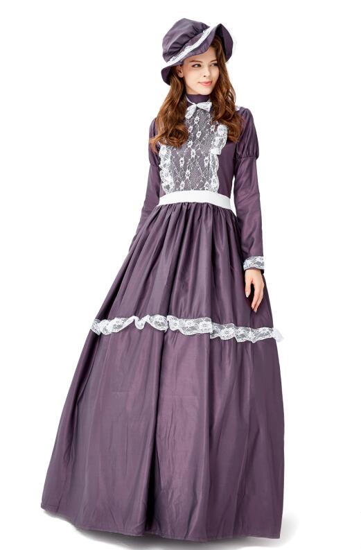 F1949 Womens Medieval Renaissance Ladies Dress Cosplay Masquerade Costume